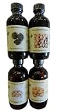 OliveNation Set of 4 Nut Extracts - Set of 4 x 4 oz bottles - pistachio, almond, hazelnut, black walnut - baking-extracts-and-flavorings