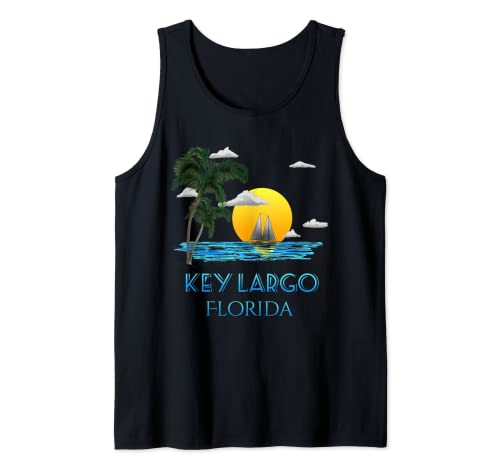 Key Largo Florida Sailing Tank Top