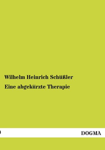 Eine abgekürzte Therapie (German Edition)