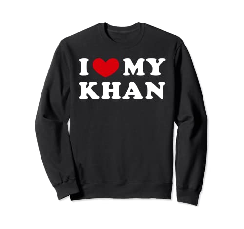 Photo de I Love My Khan, J'aime Mon Khan Sweatshirt