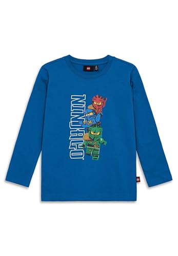 T-shirt Lego NINJAGO bleu Kabooki manches longues enfant LWTAFFY 622