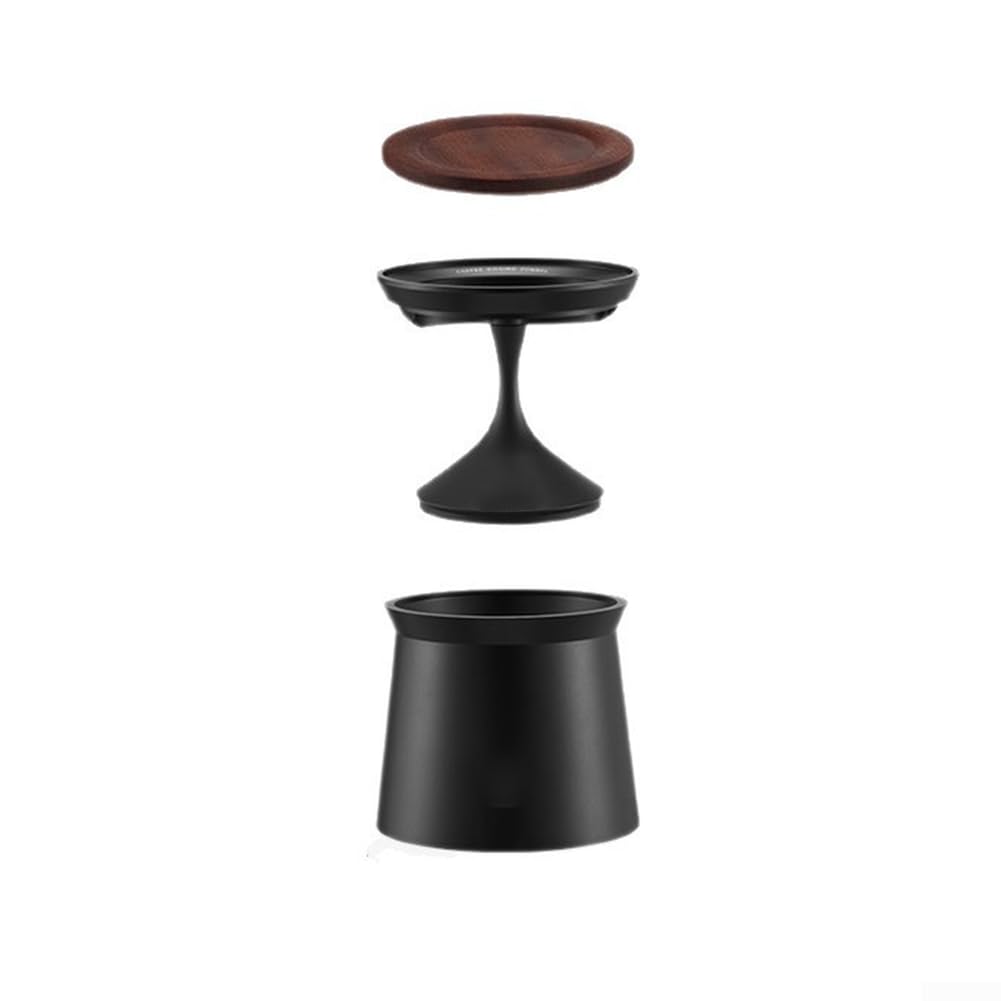 Kaffeepulver Dosierer 58mm Manuell für Espressomaschine – Präziser Dosing Cup aus Aluminium für Barista Zuhause(grey)