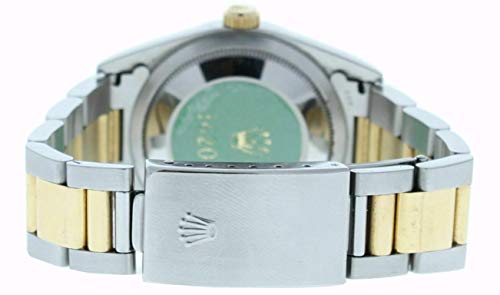 Rolex Men's Datejust Model 16233 Steel & 18k Gold Oyster Band White Roman Dial (Certified Preowned)3