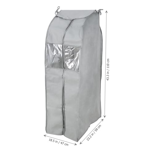 GLEAVI Hanging Garment Bag for Clothing Storage Protects Your Clothes from Dust and Pet Hair Zipper and Folding Design3