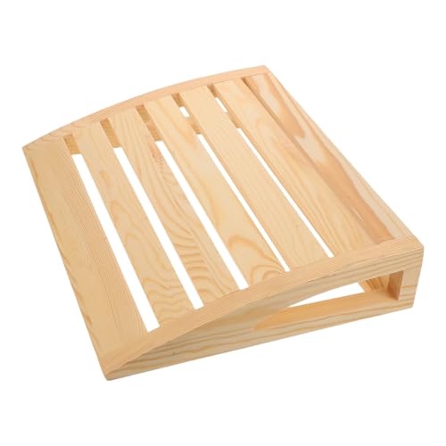 Homoyoyo Almohada Reposacabezas para Sauna de Madera Maciza Cojín Ergonómico Transpirable Resistente Altas Temperaturas Soporte Cervical para Habitaciones de Vapor y Sauna de Infrarrojos