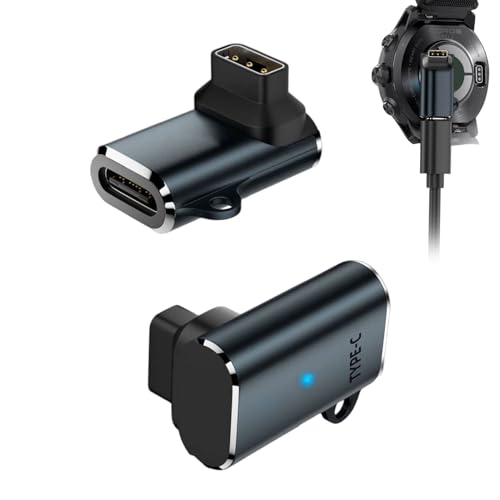 2 Pack USB Type-C Charger Adapter Compatible with Coros Pace 3/Pace 2/Apex/Apex 2/Apex 2 Pro/Vertix/Vertix 2 Smartwatch Charging Cable Accessory USB C Charging Cable Converter for Coros Smart watch
