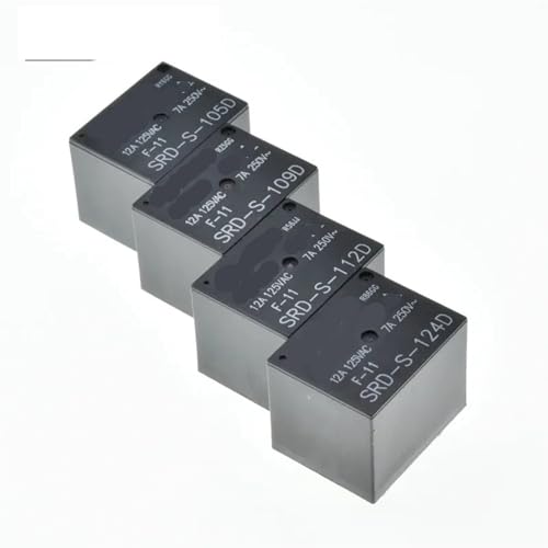 Relé de potencia de 24V CC con capacidad de conmutación de 12A y alta estabilidad