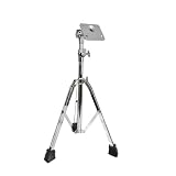 Voodans Drum Pad Stand Heavy Duty Double Braced Steel Practice Pad Stand Adjustable Height and Angle with Non...