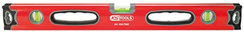 KS Tools 204.7050 Level Aluminium Doppelsohle L.500mm Wasserwaage,Rohrnivellierung