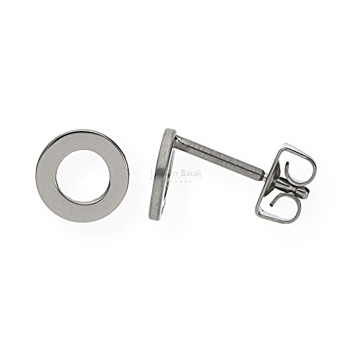 Boccia Femme Titane Boutons d'oreilles 05023-01 cadeau idéal pour anniversaire