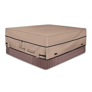 ULTCOVER Wasserdichte 600D Whirlpool Abdeckung Quadratisch 241,3cm