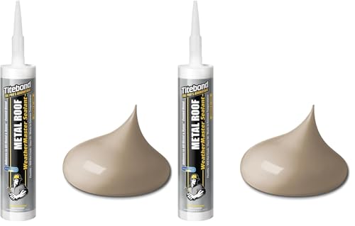 Image of Titebond WeatherMaster Metal Roof Sealant 61661 Beige 9.5 Oz. (Pack of 2)