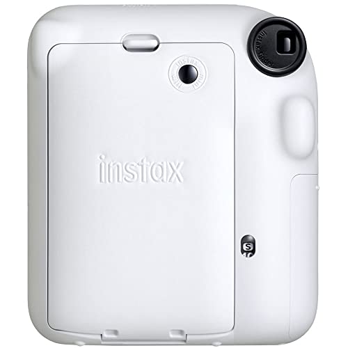 Image of FUJIFILM INSTAX Mini 12 Instant Film Camera | Clay White Bundled with INSTAX Mini Instant Film |40 Exposures + Instax Accessory Bundle + AA Batteries + Cleaning Cloth (10 Items)