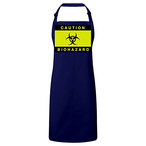 Tablier cuisine premium navy danger radioactif idéal pour les soirées barbecue