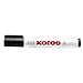 Produktbild Kores M20850 Whiteboard/Flipchart Marker, Keilspitze, 3-5 mm, schwarz