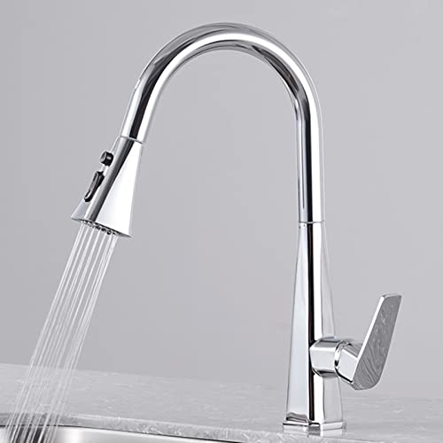 Robinet d'évier chromé pour simplifier la vaisselle et le nettoyage - 5