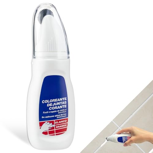 Coloreante Juntas, Colorea Las Juntas De Paredes Y Suelos, Rueda Aplicadora, Fácil Y Rápida Aplicación, Resultado Duradero, Contiene 125 Ml, Color Blanco