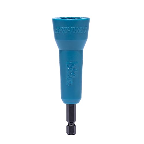 Ideal Electrical Spin-Twist Connector Socket Wire Twister Tool for Drill 1/4 in. Chuck Fits Most Drills Works with Twist-On Wire Connectors for Fast Easy Installation