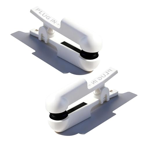 Ear Clip Electrodes Ear Clip Accessories Fit for Tens 7000 (White)