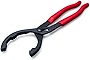 EFFICERE 12-Inch Premium Oil Filter Wrench, Pliers and Removal Tool | 3-Position Adjustable Design Fits Oil Filters from 2-3/8” to 4-1/2” in Diameter | Compatible with Most Domestic and Imported Cars