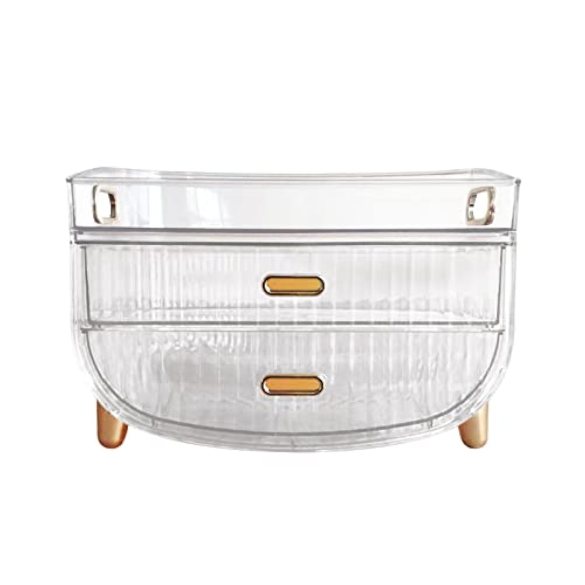 Clear Desktop Makeup Organizer Caddy