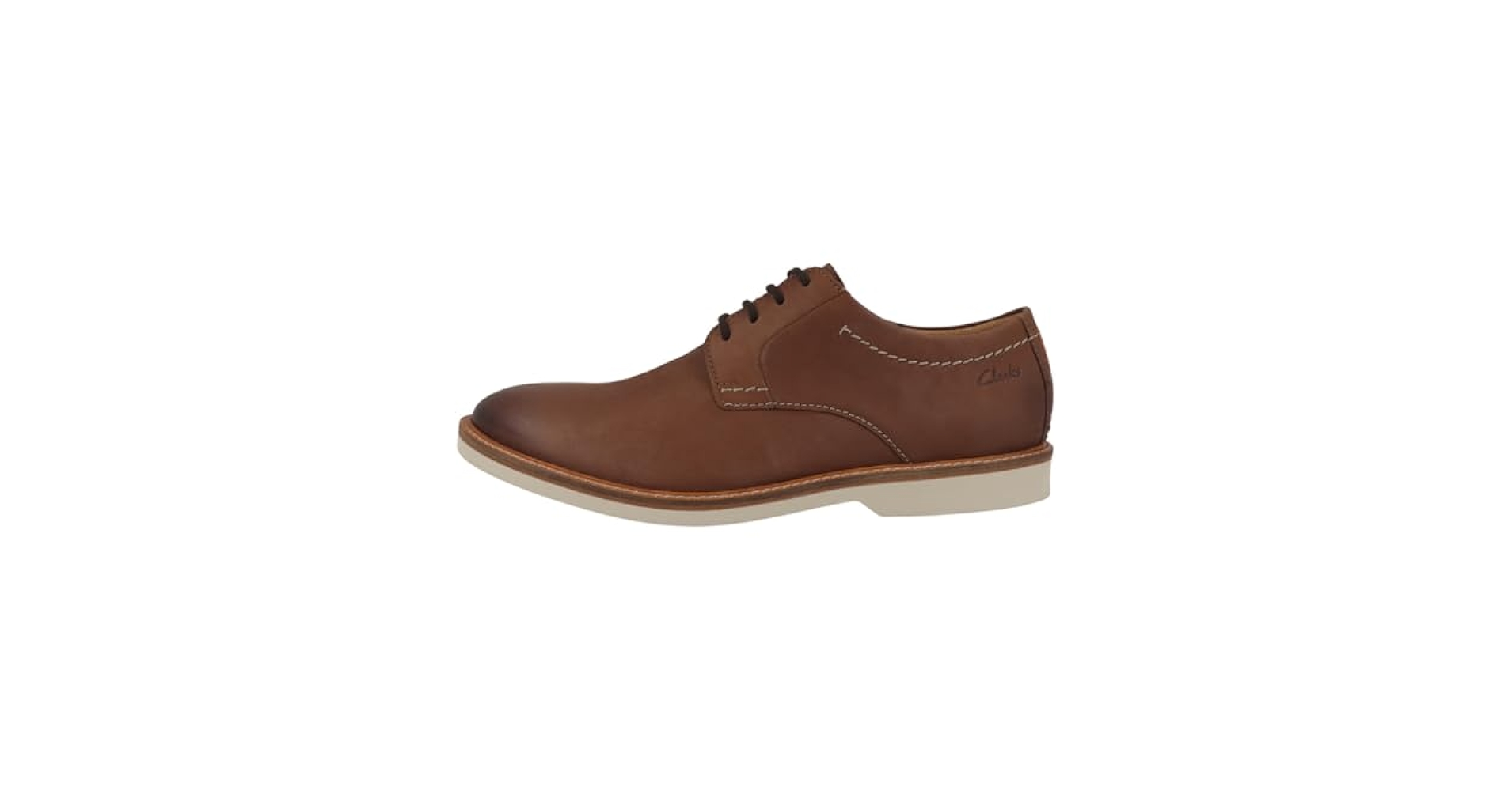 Amazon.com | Clarks Men's Sneaker Oxford, Dark Tan Lea, 7.5