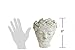 Distinctive Designs Wall-Mounted Greek/Roman Style Female Statue Head Cement Planter, 8