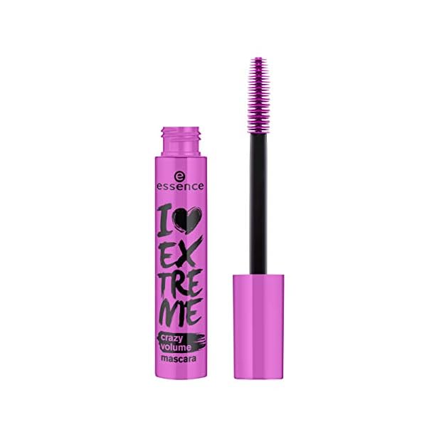 essence | I Love Extreme Crazy Volume Mascara (Pack of 1) | Intense & Dramatic Volume & Length in One Swipe | Vegan & Cruelty Free