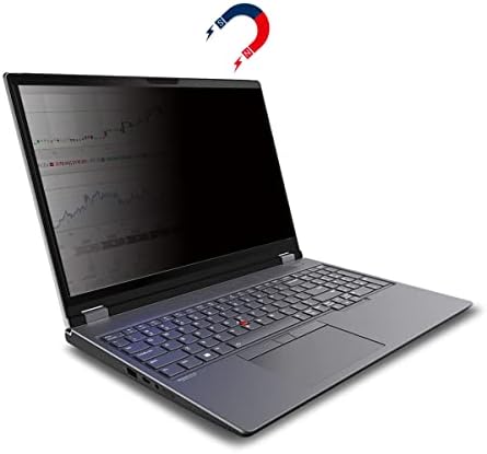 Nusign+ 15.6 inch Magnetic Loptop Privacy Screen Filter- Blue Light Screen Protector - Laptop Anti Glare Screen Protector,Blocks 96% UV–16:9 Aspect Ratio