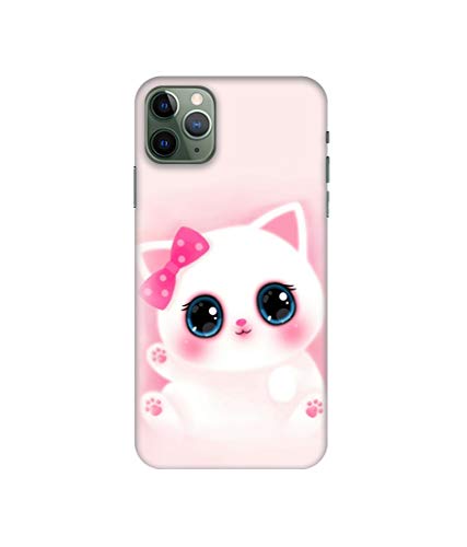 Image of Amazon Brand - Solimo Designer Babby Kitty 3D Printed Hard Back Case Mobile Cover for Apple iPhone 11 Pro Max