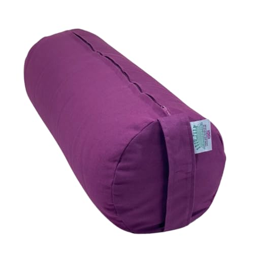 Sustainable Yoga Bolster – Filled with Organic Buckwheat Hulls for Natural Support