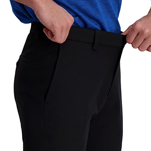 Image of Haggar Men's Cool Right Performance Flex Straight Fit Flat Front Pant