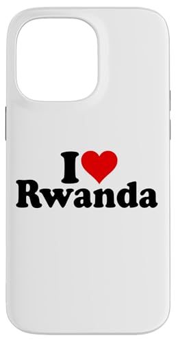 I LOVE HEART RWANDA Case for iPhone 14 Pro Max