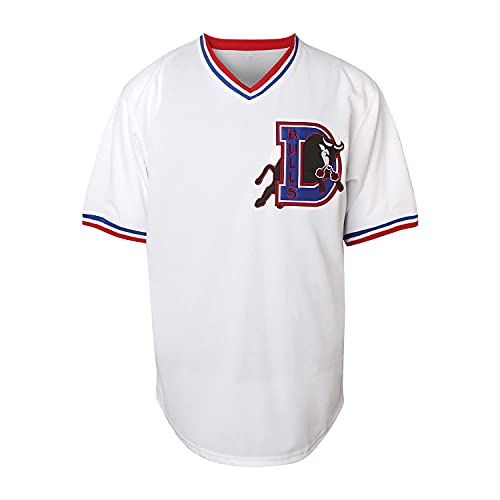 Bull Durham Jerseys 8 Crash Davis Nuke' LaLoosh Movie Baseball Jerey miniatura 2