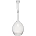 Nalgene 4001-0500 Polymethylpentene 500mL Volumetric Flask, with Screwcap and PP Closure