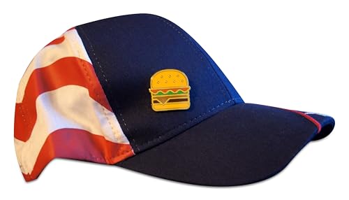 Image of Novel Merk Ice Cream, Pretzel, Pizza & Food Lapel Pin, Hat Pin & Tie Tack Set - with Clutch Back