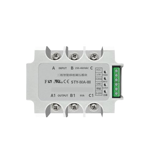 Régulateur puissance à thyristor triphasé STY-40A-III et relais semi-conducteurs ca
