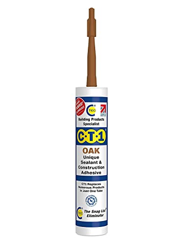 CT1 Oak TRIBRID Multi Purpose Sealant & Adhesive 290ml miniatura 1