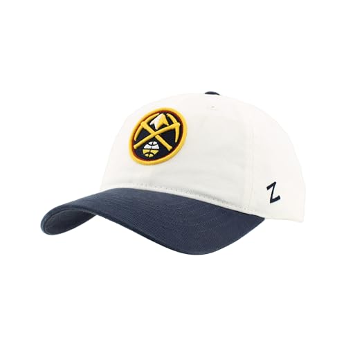 Denver Nuggets NBA Officially Licensed Adjustable Hat Scholarship Icon White