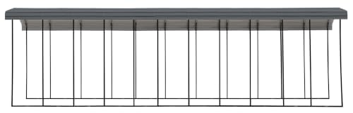 Arrow 14x51x14 FT Galvanized Steel Carport