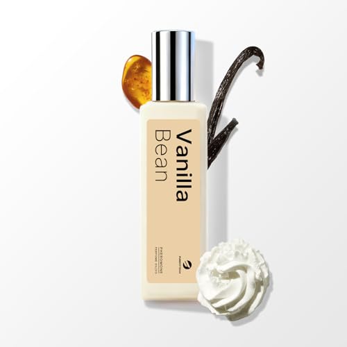 PUREFITTECH Pheromones Perfume Oil for Women, Vanilla Bean Fragrance Roll-on Long Lasting Pheromone Perfume Oil, 0.34 fl oz (10ml) Travel Size Pure Essential Oil Parfum Made in USA