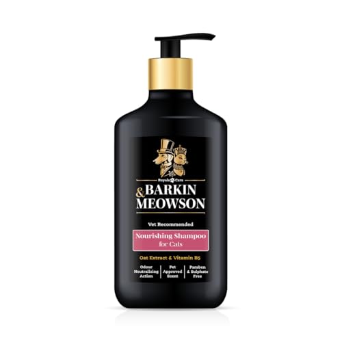 Barkin & Meowson Nourishing Shampoo for Cats 350ml / 11.83 fl.oz - Oat Extract for Sensitive Skin