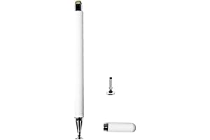 High-Precision Stylus Pen for Samsung Galaxy Tab A and iPad Devices (White)