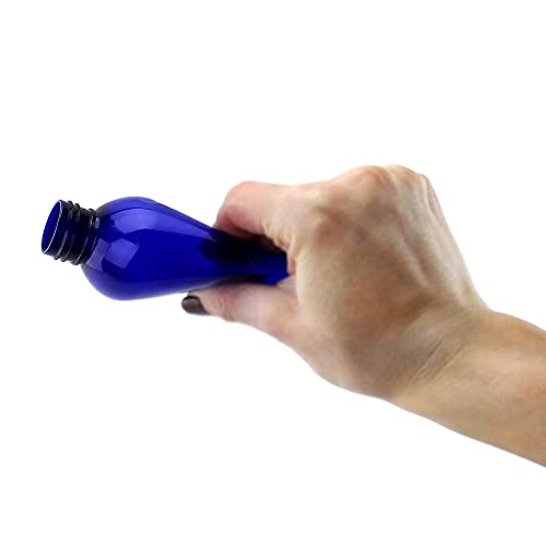 Cornucopia 8Oz Empty Plastic Squeeze Bottles With Disc Top Flip Cap (6 Pack); Bpa-Free Containers For Shampoo, Lotions, Liquid Body Soap, Creams (8 Ounce, Cobalt Blue) #TOP3