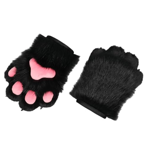 Moufles en peluche patte de chat le cadeau idéal pour fan de cosplay