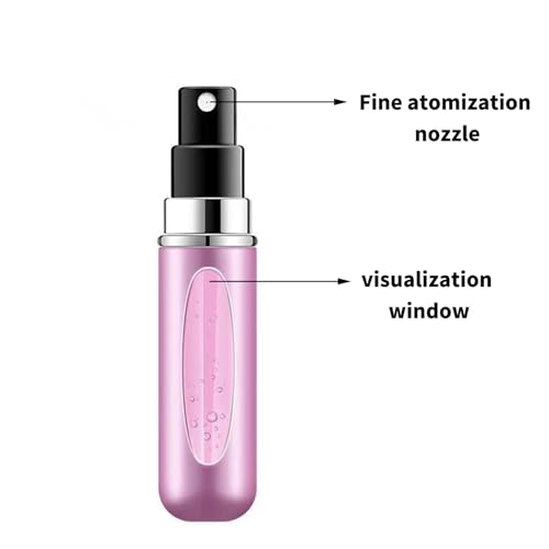13pcs 5ml/0.2oz Refillable Cosmetic Spray Bottles ,5 Ml Portable Perfume Spray Bottle set, 5mL Spray Bottle Multi-Pack For Women Outdoor And Traveling3