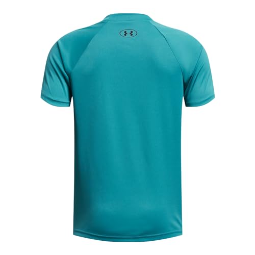 Image of Under Armour Boys' Tech Hybrid Printed Fill Short-Sleeve T-Shirt