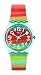 Swatch Women's GS124 Quartz Rainbow Dial Plastic Watch