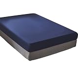 ボックスシーツ キング 180x200x30cm マットレスカバー ネイビー 無地 マチ部分約30cm 全周ゴム付き ベッドシーツ ベットカバー 柔らかい 洋式・和式兼用 毛玉なし 着脱簡単 抗菌防臭 防ダニ