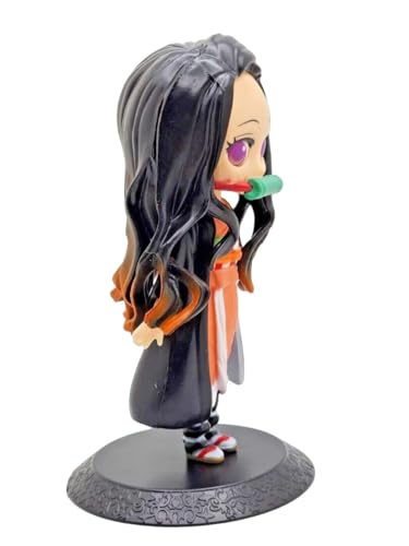 Image of Anime Cartoon Character Q Posket Action Figure | Limited Edition | Attractive Lightweight Durable Toy Figures for Home Decors Office Desk and Study Table (Nezuko Kamado)